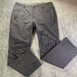 REI Women's Endeavor Hiking Pants Size 14 Charcoal Nylon Spandex Straight